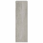 vidaXL Armoire à chaussures Gris béton 63x24x81 cm Bois d'ingénierie