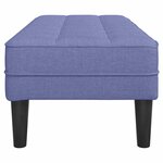 vidaXL banc Bleu jean 113 x 57 x 39 cm tissu