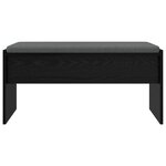 vidaXL Banc d'entrée avec coussin Chêne noir 83 x 38 x 40 cm