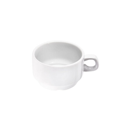 Tasse empilable isabell 250 à 300 ml - lot de 12 - stalgast - 95 - porcelaine