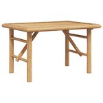 vidaXL Table basse Marron 70 x 40 x 36 cm Bambou