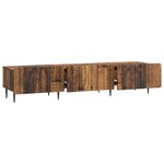 vidaXL Meuble TV Bois ancien 147 x 34 5 x 32 cm Bois d'ingénierie