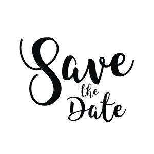 Tampon "Save the Date"  6x7cm