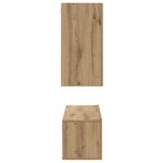 vidaXL Ensemble meuble TV 4 Pièces chêne artisanal 60 x 30 x 30 cm