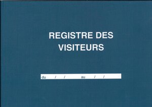 Registre des visiteurs 96 pages 210 x 297 horizontal ELVE