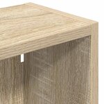 vidaXL Armoire murale de salle de bain Chêne Sonoma 20 x 16 x 62 5 cm