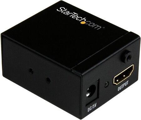 Coupleur amplifié Startech HDMI femelle (Type A) 1.2 vers HDMI femelle (Type A) 35m (Noir)