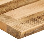 vidaXL Dessus de table bord vivant 50x40x2 5 cm bois de manguier brut