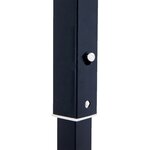 vidaXL Tente à abri Bleu 400 x 400 x 227 / 236 / 245 cm Tissu Oxford