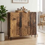 vidaXL Buffet Bois ancien 89 x 34 5 x 80 cm Bois d'ingénierie