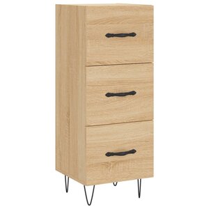 vidaXL Buffet Chêne sonoma 34 5x34x90 cm Bois d'ingénierie
