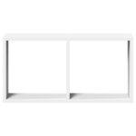 vidaXL Armoire murale 60x16x30 cm blanc bois d'ingénierie