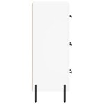 vidaXL Buffet blanc 34 5x34x90 cm bois d'ingénierie