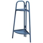 ProGarden Étagère à fleurs 26x26x70 cm Bleu mat