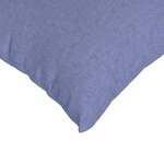 vidaXL Coussins de canapé 2 Pièces Bleu 60 x 40 cm tissu
