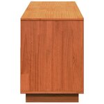 vidaXL Meuble TV cire marron 140x37x50 cm bois pin massif