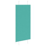 vidaXL Store plissé vert pétrole 55x100 cm largeur du tissu 54 4 cm