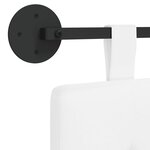 vidaXL Tête de lit suspendue tissu