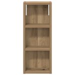 vidaXL Armoire murale de salle de bain Chêne artisan 20 x 10 x 50 cm