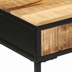 vidaXL Table console Marron 100 x 55 x 75 cm Bois de manguier massif