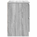 vidaXL Meuble TV sonoma gris 40x35x54 cm bois d'ingénierie