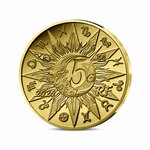 Signes astros - Gémeaux - Monnaie de 5€ 1/2g or