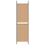 vidaXL Paravent 5 Panels Beige 250 x 180 cm Tissu