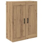 vidaXL Haut Armoire 2 Pièces Chêne artisanal Bois d'ingénierie