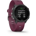 Garmin Forerunner 245 - Montre GPS connectée pour la course avec fonctions d'entraînement avancées -  Merlot