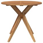 vidaXL Ensemble à manger de jardin 3 Pièces Bois d'acacia solide