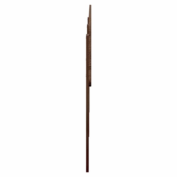 vidaXL Tête de lit Chêne brun 200 cm Bois d'ingénierie
