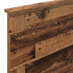 vidaXL Tête de lit Bois Ancien 80 cm Bois d'ingénierie