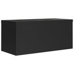 vidaXL Classeur noir 90x40x220 cm acier