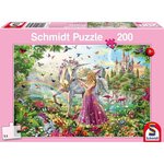 Puzzle enfant 200 pieces - Belle fée dans la foret magique - SCHMIDT AND SPIELE