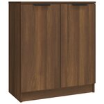 vidaXL Buffets 3 Pièces Chêne marron Bois d'ingénierie
