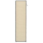 vidaXL Armoire à chaussures avec housse Crème 115x28x110 cm Tissu