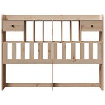 vidaXL Tête de lit avec rangement 150 cm bois massif de pin