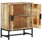 vidaXL Buffet 60x35x75 cm bois massif de manguier