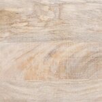 vidaXL Table de chevet Beige 40 x 33 x 46 cm bois de manguier massif