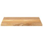 vidaXL Dessus de table 80x60x2 5 cm rectangulaire bois massif manguier