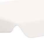 vidaXL Toit de rechange de balançoire blanc 150/130x105/70 cm