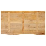 vidaXL Dessus de table à bord vivant 110x60x2 5cm bois massif manguier