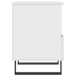 vidaXL Tables de chevet 2 Pièces blanc 40x35x50 cm bois d’ingénierie