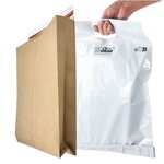 Sac kraft E-commerce taille XL - 44x59cm + soufflet 10cm