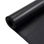vidaXL Tapis de sol Noir 1 2 x 5 m Caoutchouc
