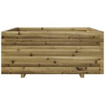 vidaXL Jardinière 110x110x49 5 cm bois de pin imprégné