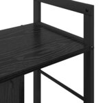 vidaXL Étagère Chêne noir 75 x 30 x 58 5 cm Bois d'ingénierie