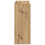 vidaXL Étagère à chaussures chêne artisanal bois d'ingénierie