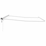 vidaXL Auvent avec Blanc 5 × 3 5 m Métal
