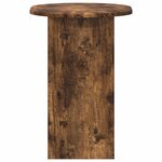 vidaXL Table d'appoint Chêne fumé 50 x 39 5 x 55 cm Bois d'ingénierie
